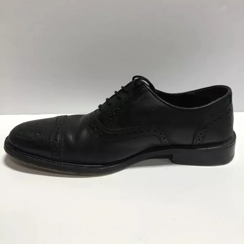 Johnston & Murphy Men’s Daley Cap Toe Oxford Black Size 10 M